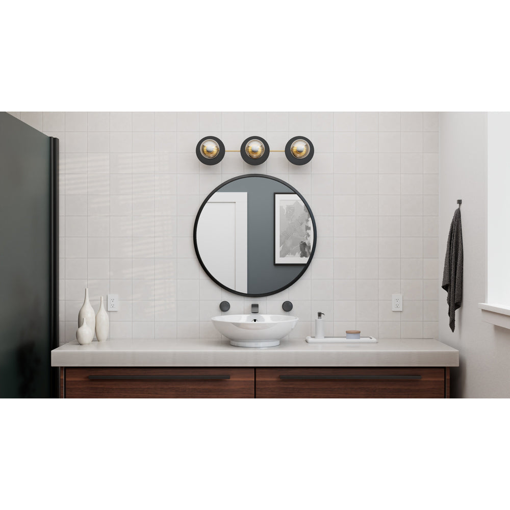 Aberdeen - Three Light Bathroom Vanity - Illuminate Vintage