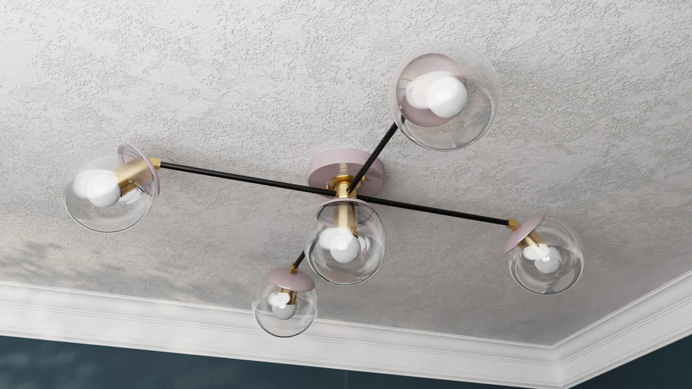 Corsica - Five Light Semi Flush Fixture - Illuminate Vintage