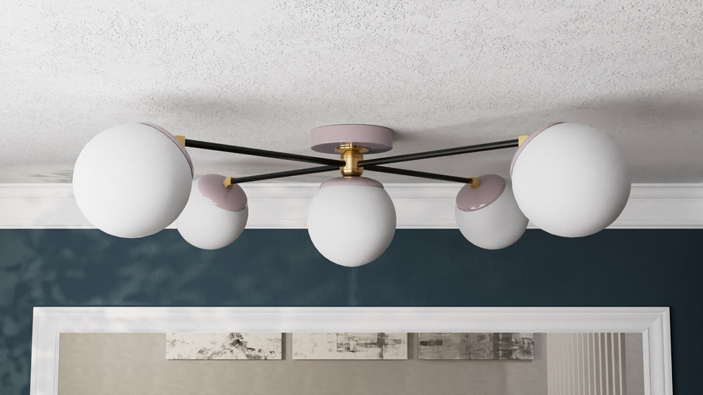 Corsica - Five Light Semi Flush Fixture - Illuminate Vintage