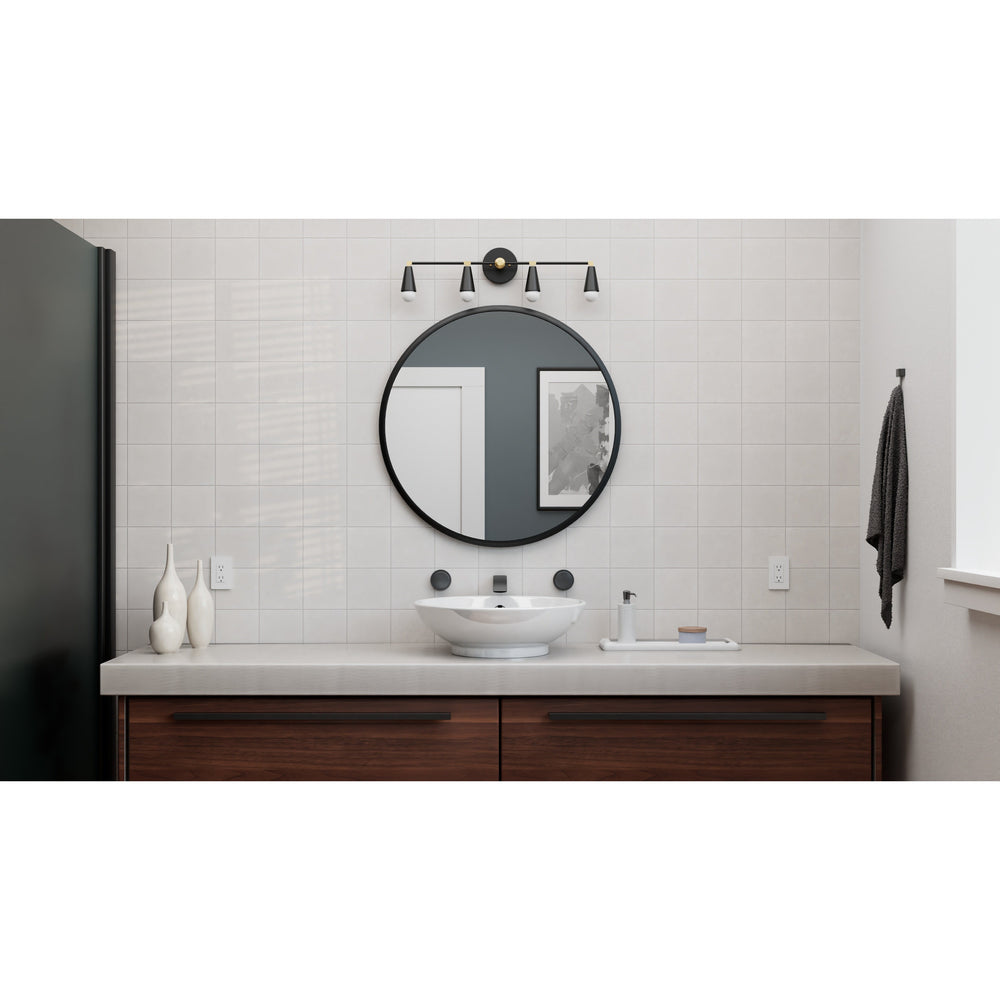 Auburn - Four Light Bathroom Vanity - Illuminate Vintage