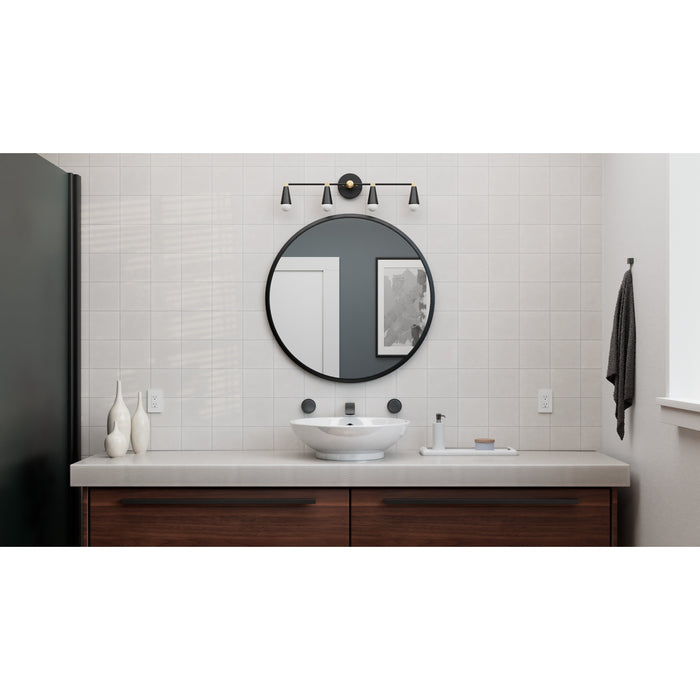 Auburn - Four Light Bathroom Vanity - Illuminate Vintage