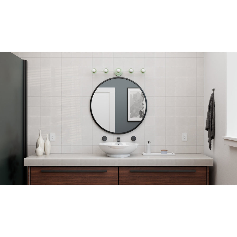 Myers - Five Light Bathroom Vanity - Illuminate Vintage