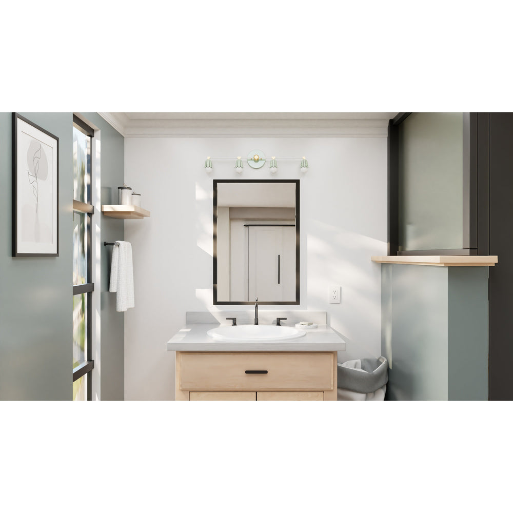 Yuma - Four Light Bathroom Vanity - Illuminate Vintage