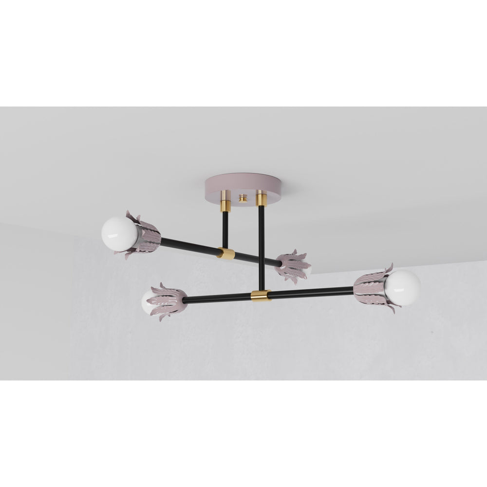 Brenham - Four Light Semi Flush Fixture - Illuminate Vintage