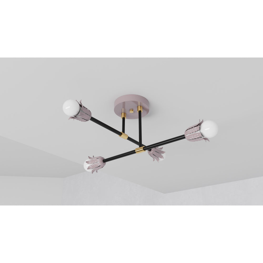 Brenham - Four Light Semi Flush Fixture - Illuminate Vintage