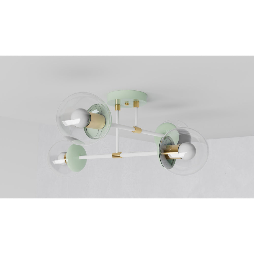 Evadale - Four Light Semi Flush Fixture - Illuminate Vintage