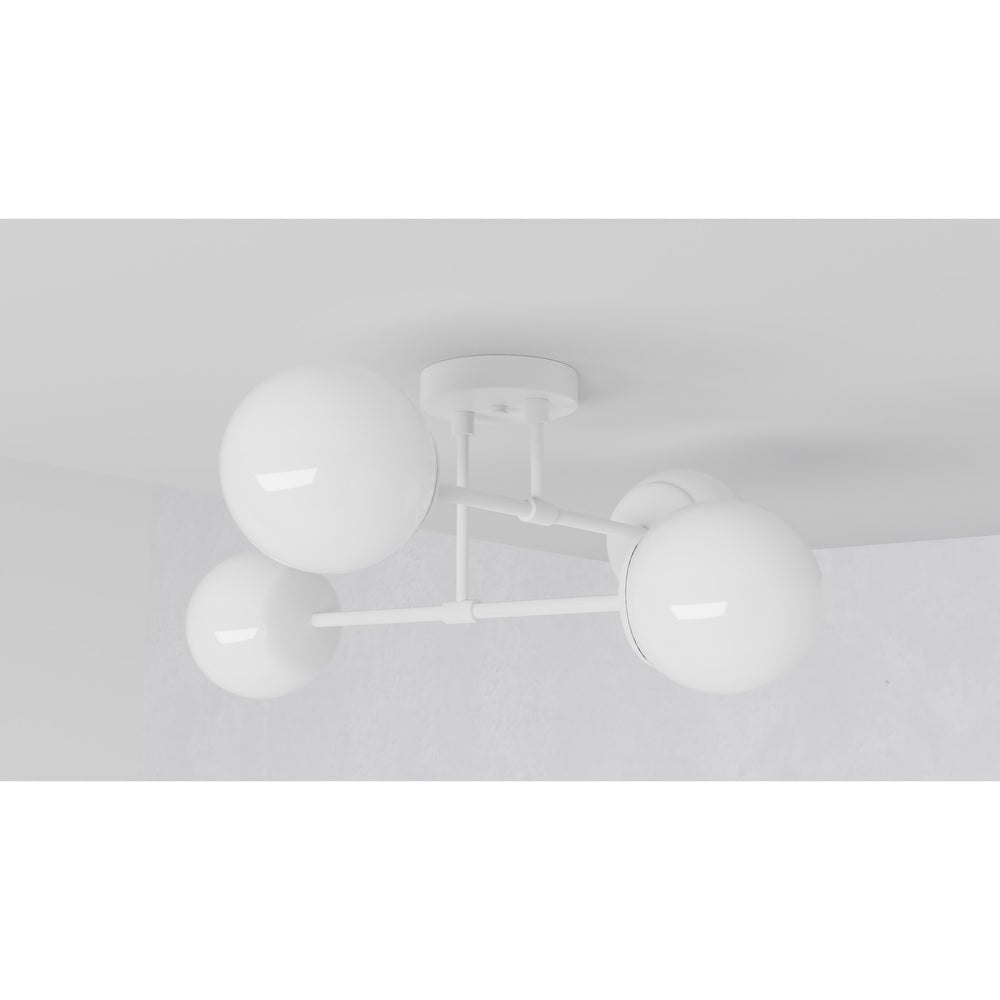 Evadale - Four Light Semi Flush Fixture - Illuminate Vintage