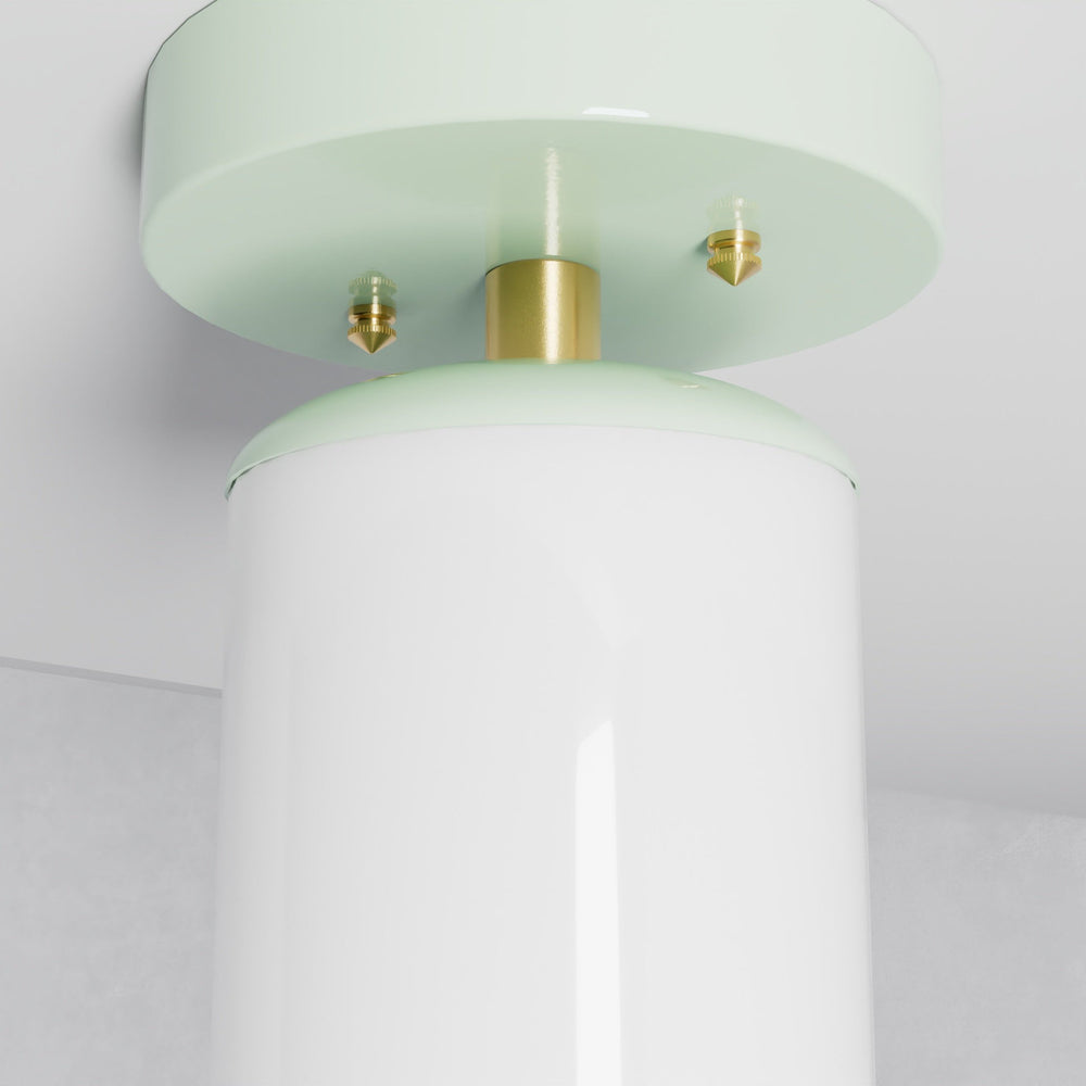 York - Single Light Semi Flush Fixture - Illuminate Vintage