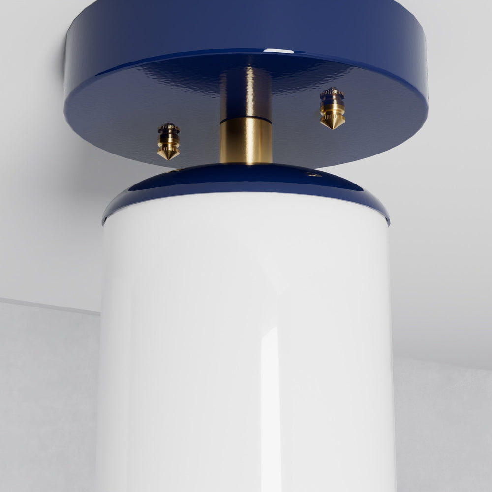 York - Single Light Semi Flush Fixture - Illuminate Vintage