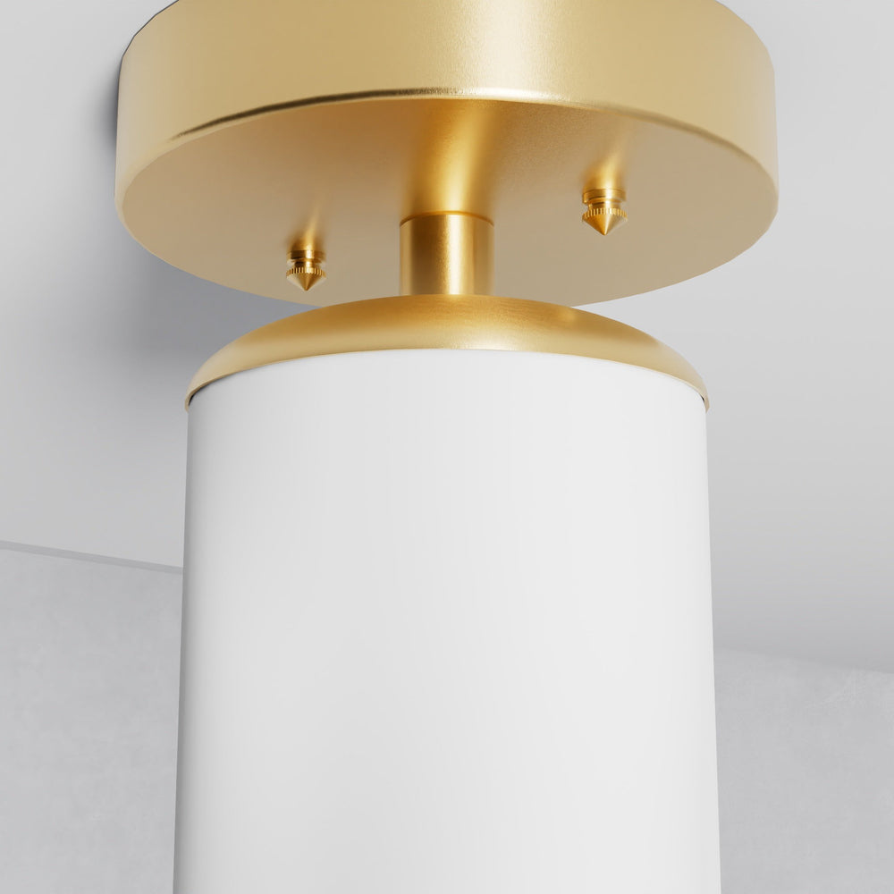 York - Single Light Semi Flush Fixture - Illuminate Vintage