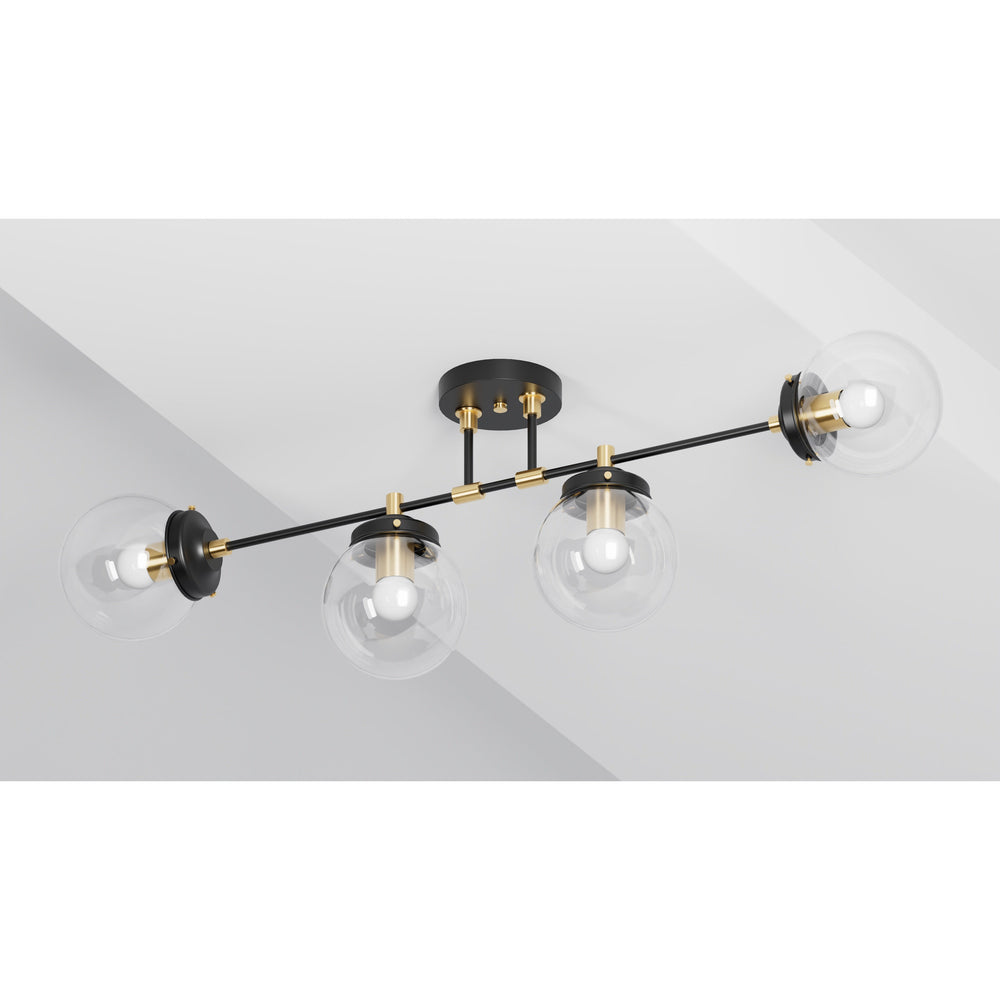 Blaine - Four Light Semi Flush Fixture - Illuminate Vintage