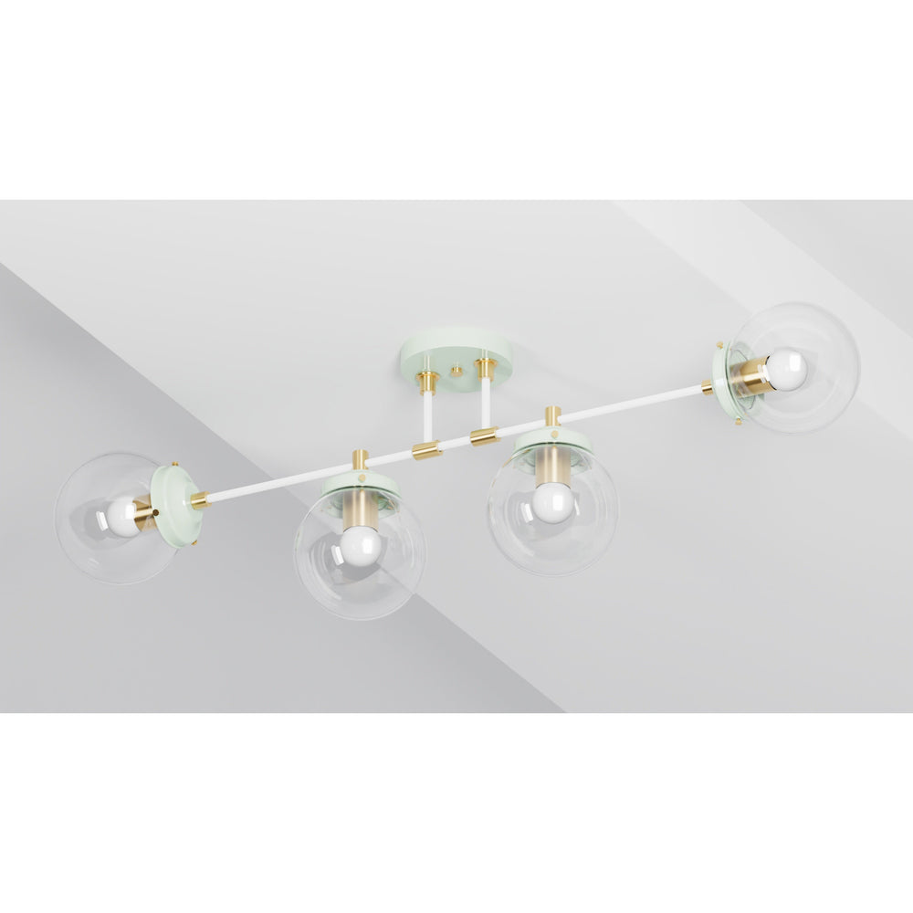 Blaine - Four Light Semi Flush Fixture - Illuminate Vintage