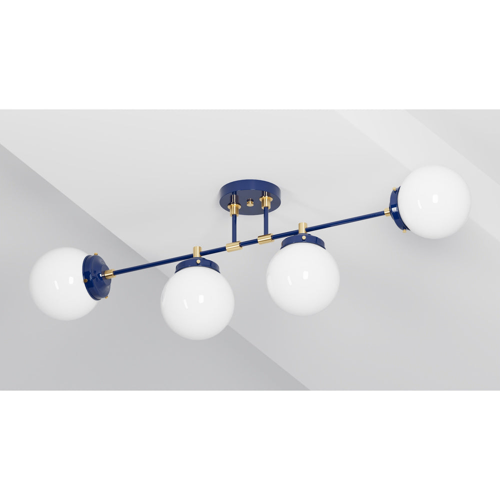 Blaine - Four Light Semi Flush Fixture - Illuminate Vintage