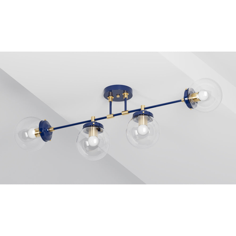 Blaine - Four Light Semi Flush Fixture - Illuminate Vintage