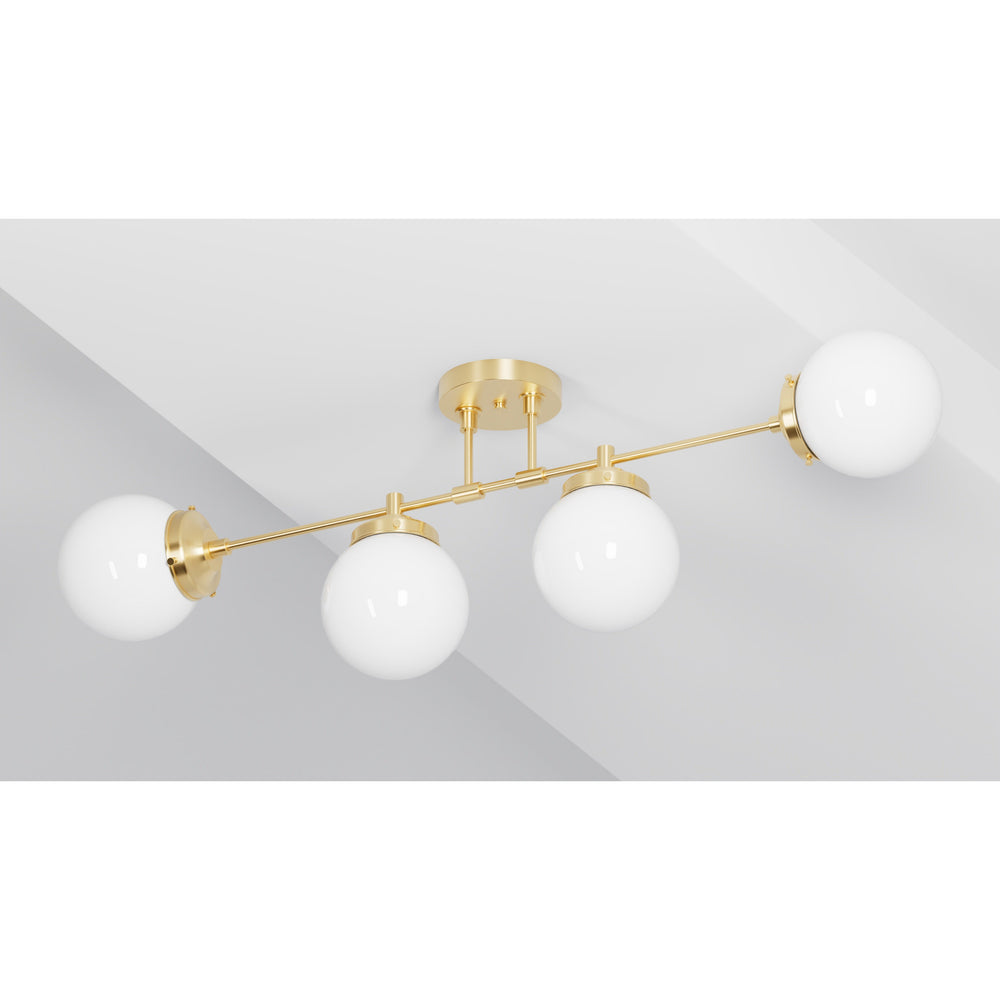 Blaine - Four Light Semi Flush Fixture - Illuminate Vintage