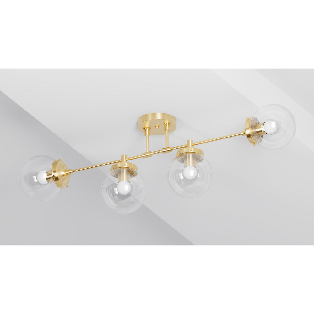 Blaine - Four Light Semi Flush Fixture - Illuminate Vintage