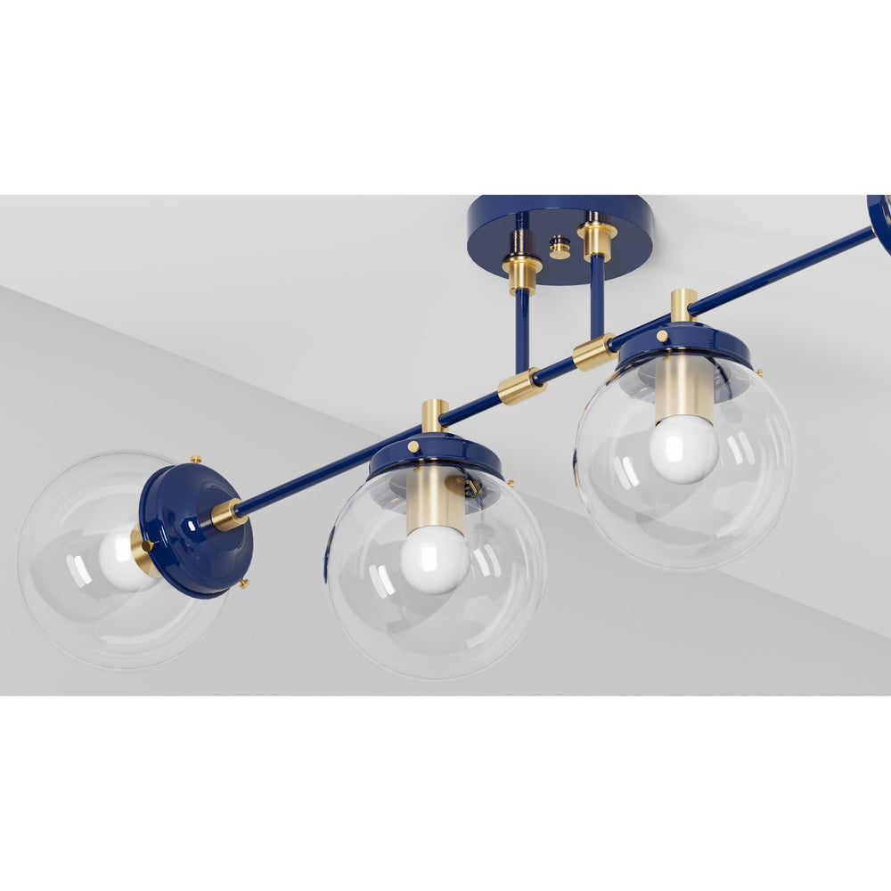 Blaine - Four Light Semi Flush Fixture - Illuminate Vintage