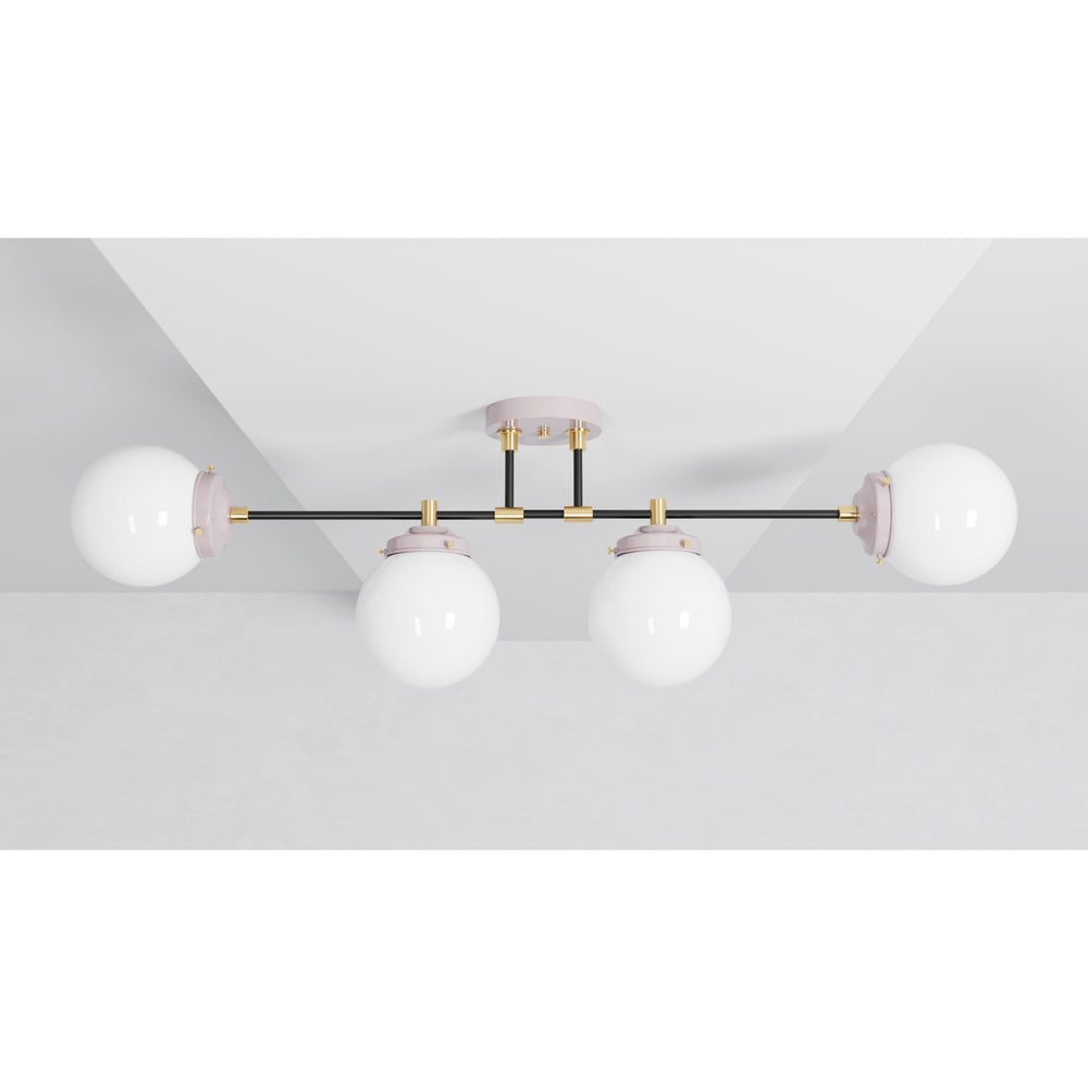 Blaine - Four Light Semi Flush Fixture - Illuminate Vintage