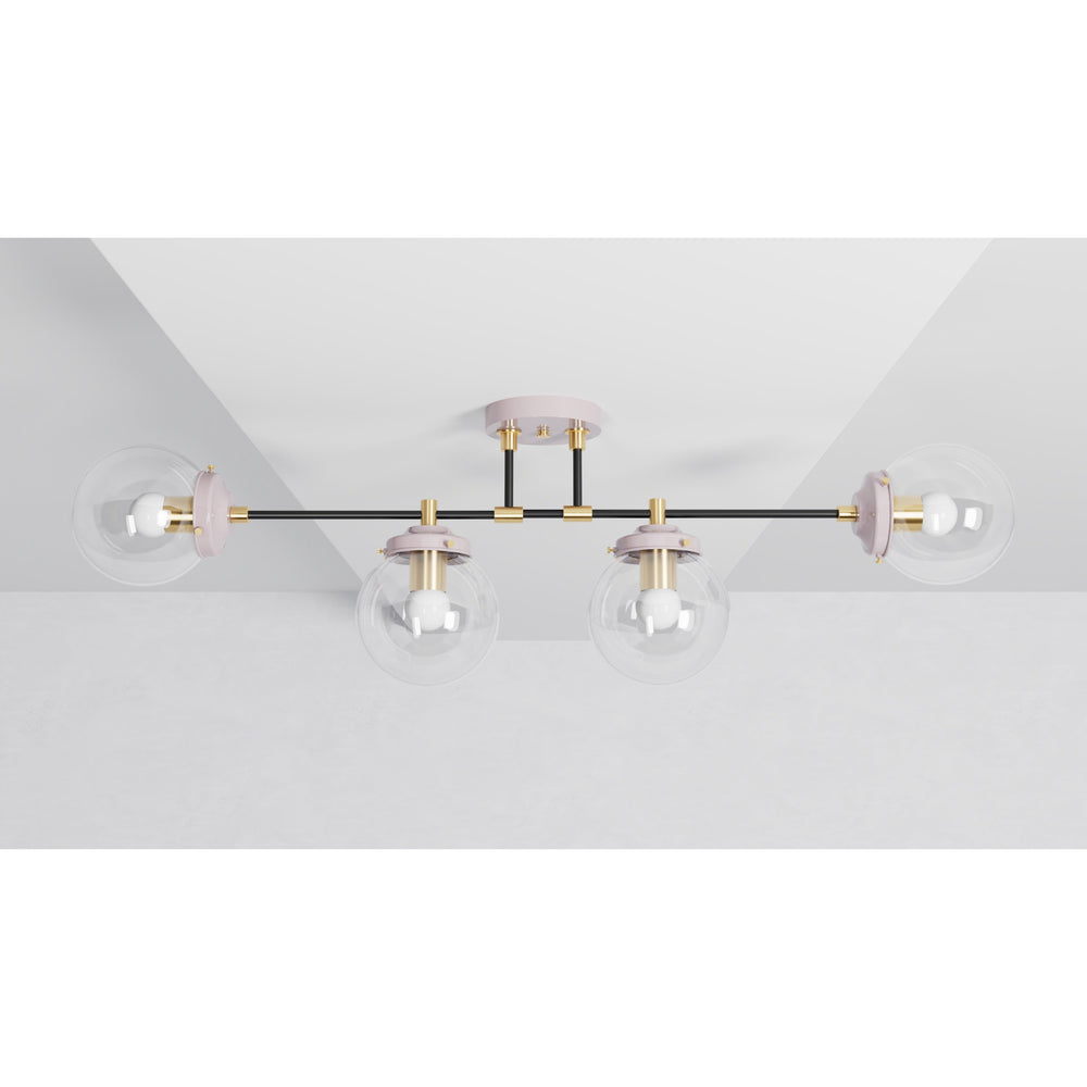 Blaine - Four Light Semi Flush Fixture - Illuminate Vintage