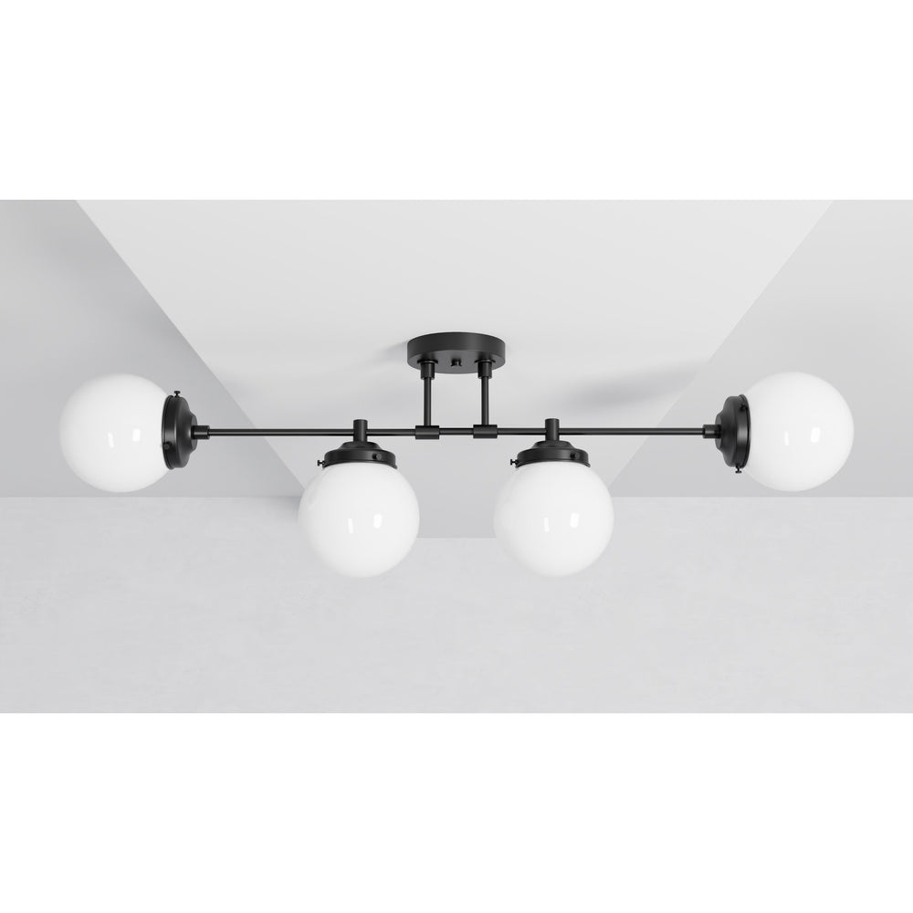 Blaine - Four Light Semi Flush Fixture - Illuminate Vintage