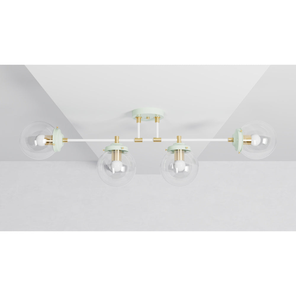 Blaine - Four Light Semi Flush Fixture - Illuminate Vintage