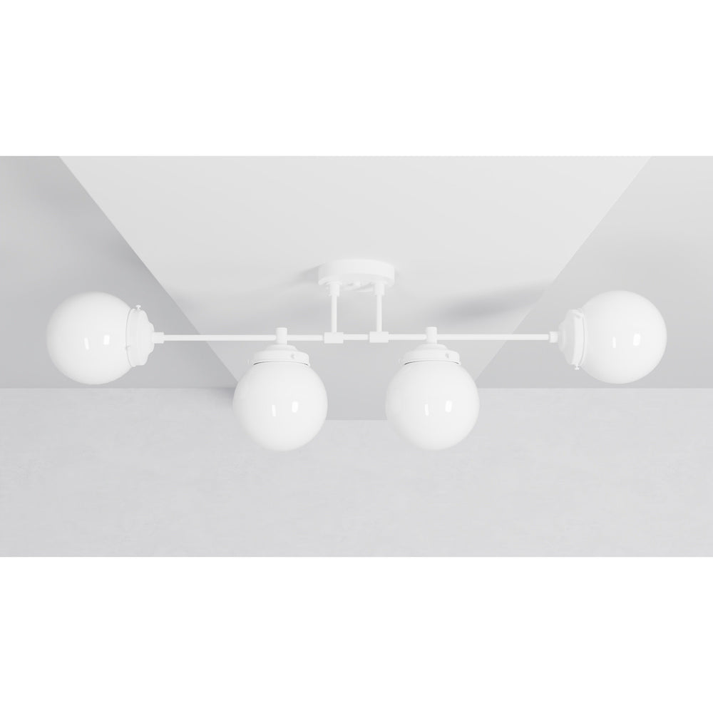 Blaine - Four Light Semi Flush Fixture - Illuminate Vintage