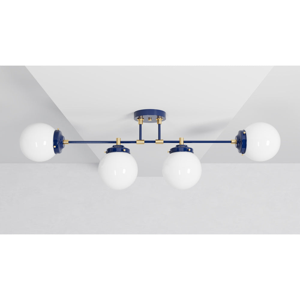 Blaine - Four Light Semi Flush Fixture - Illuminate Vintage