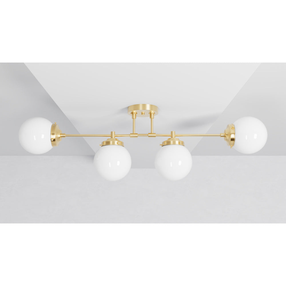 Blaine - Four Light Semi Flush Fixture - Illuminate Vintage