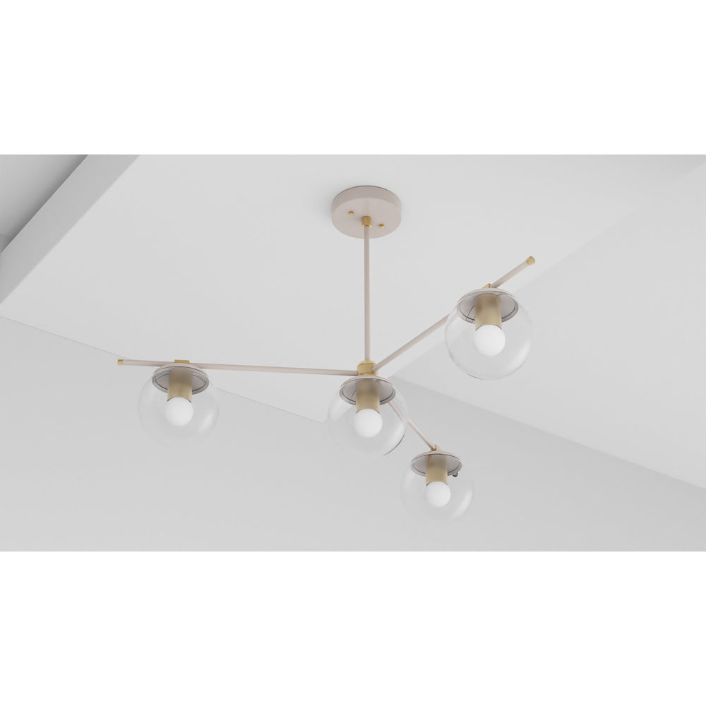 Missoula - Modern Glass Globe 4 Light Chandelier