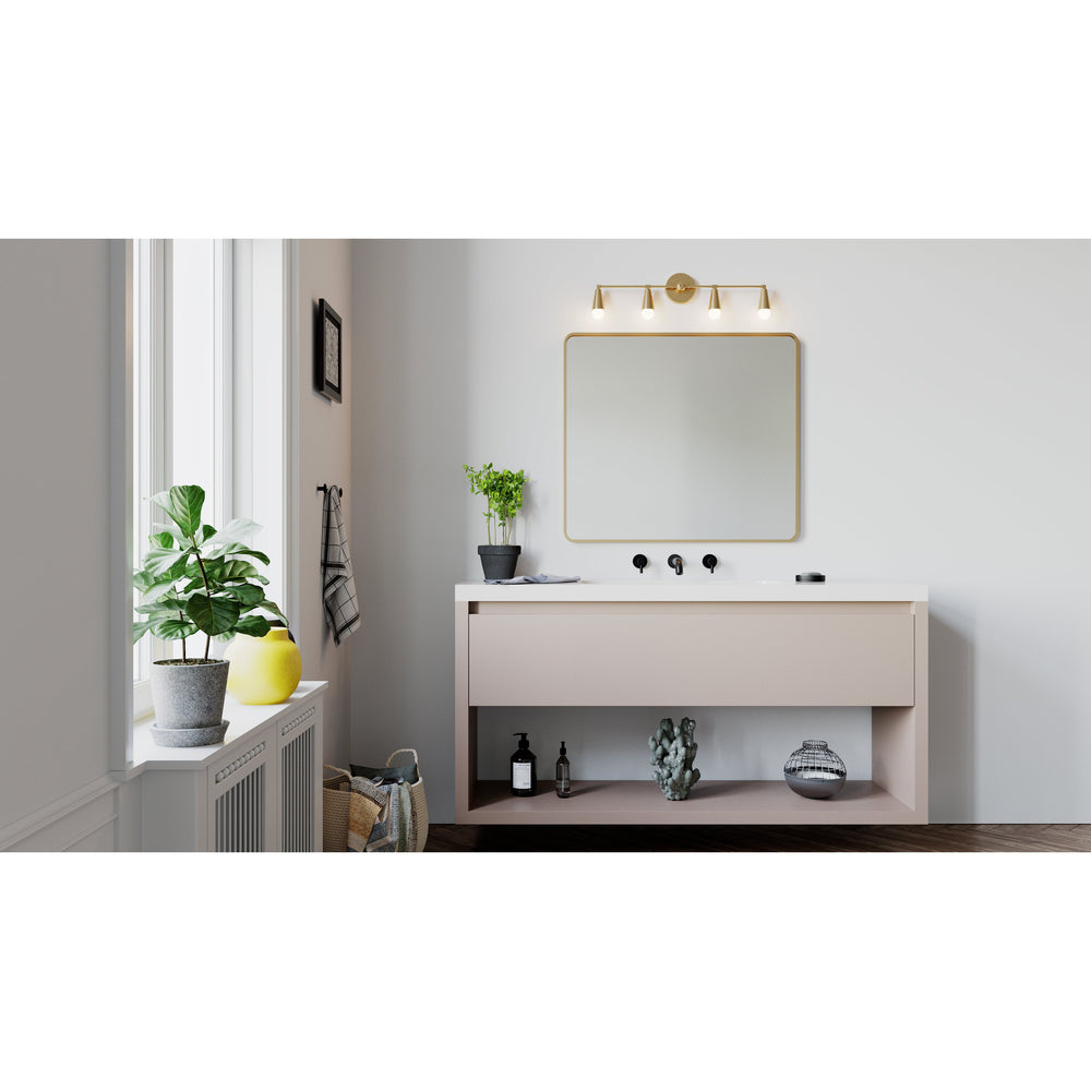 Auburn - Four Light Bathroom Vanity - Illuminate Vintage