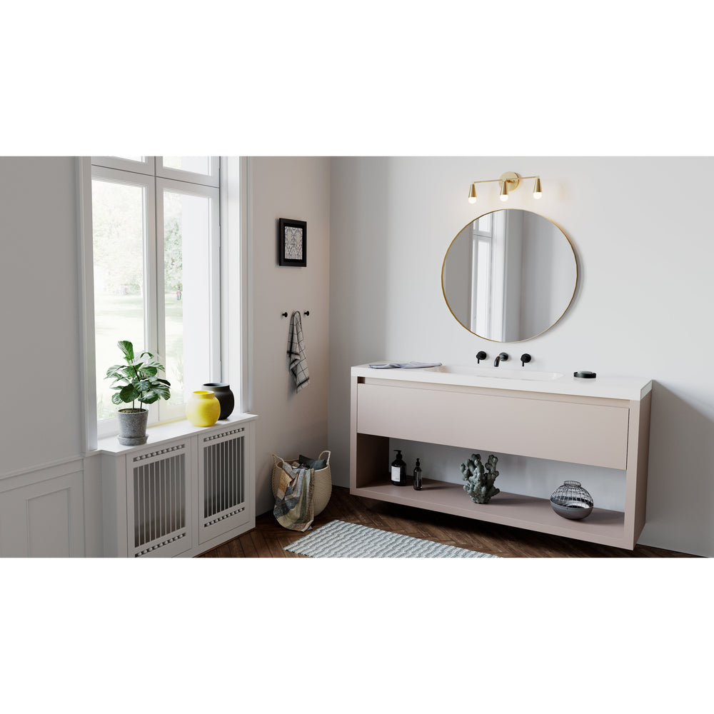 Aurora - Three Light Bathroom Vanity - Illuminate Vintage