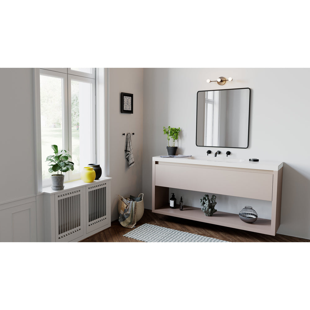 Boulder - Three Light Bathroom Vanity - Illuminate Vintage