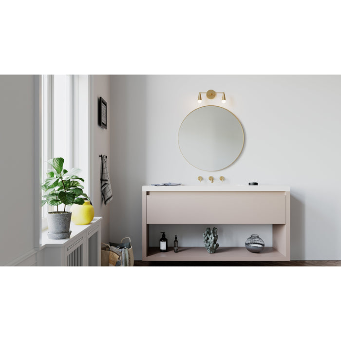 Danbury - Two Light Bathroom Vanity - Illuminate Vintage