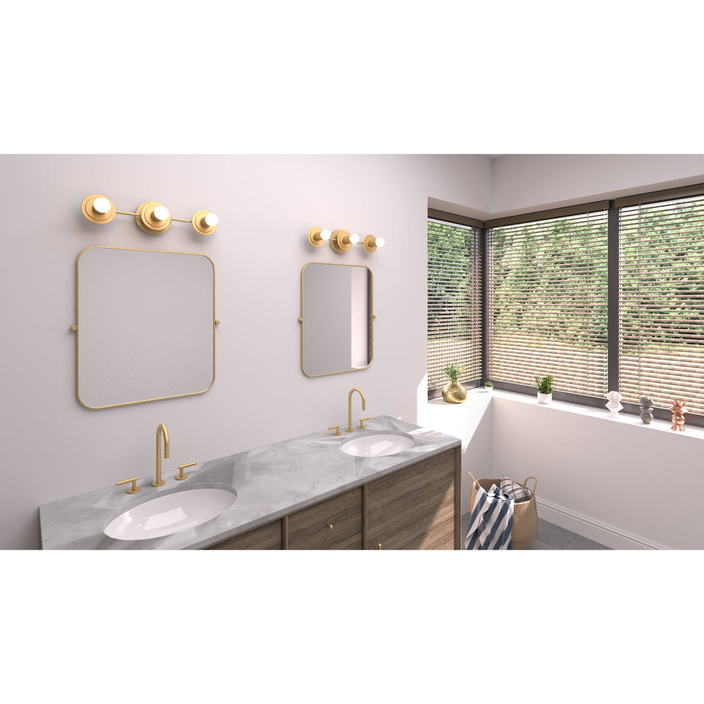 Helena - Three Light Bathroom Vanity - Illuminate Vintage