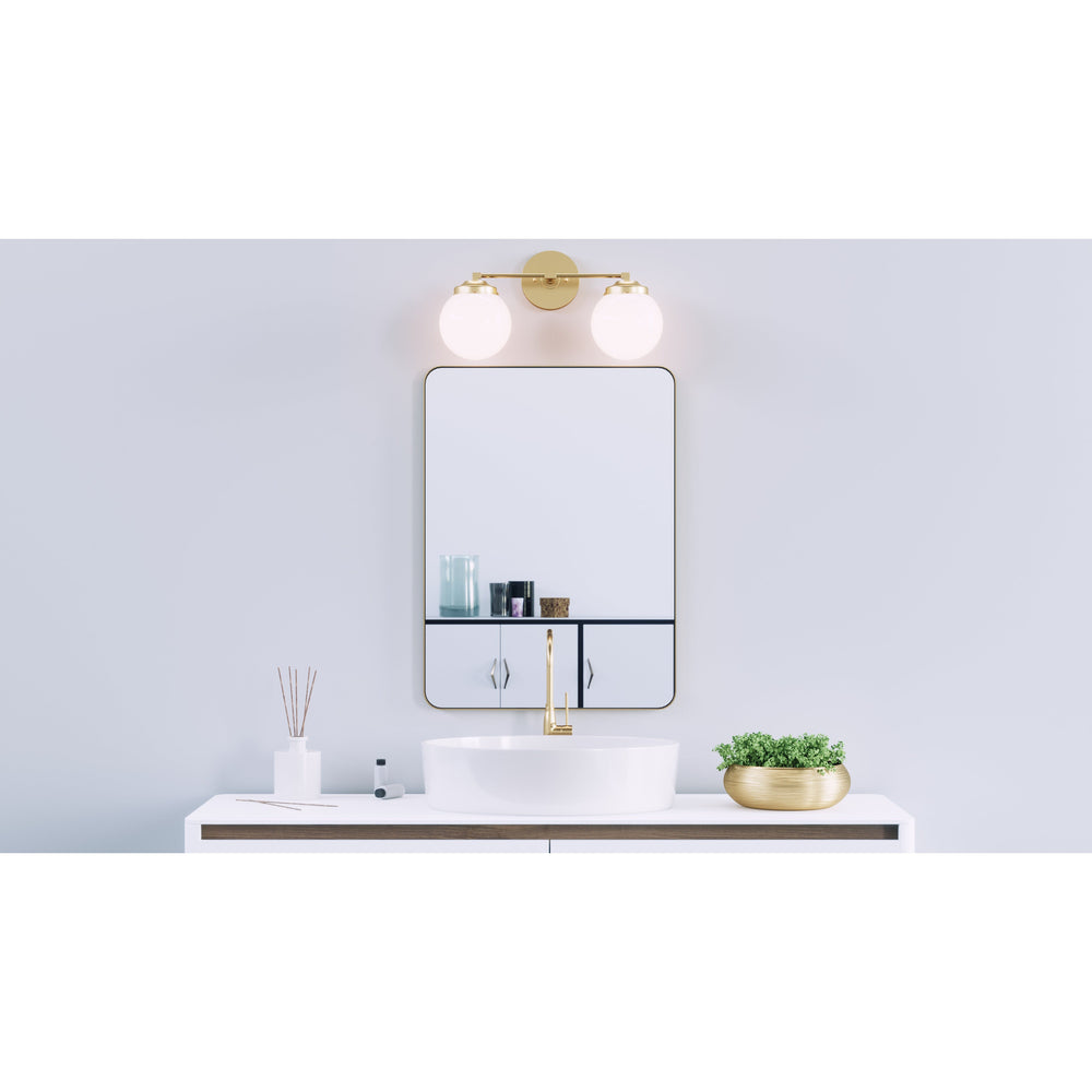 Mena - Two Light Bathrooom Vanity - Illuminate Vintage