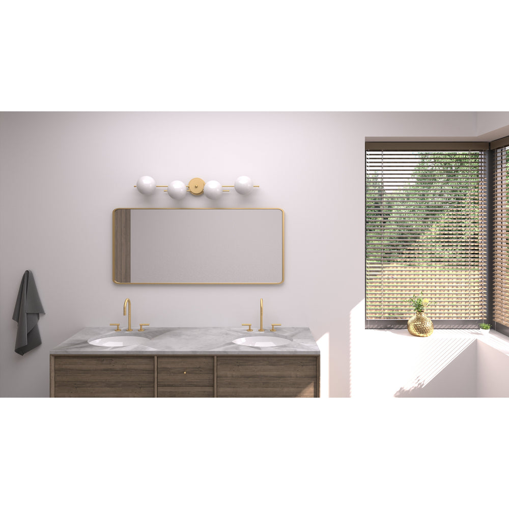 Wichita - Four Light Bathroom Vanity - Illuminate Vintage